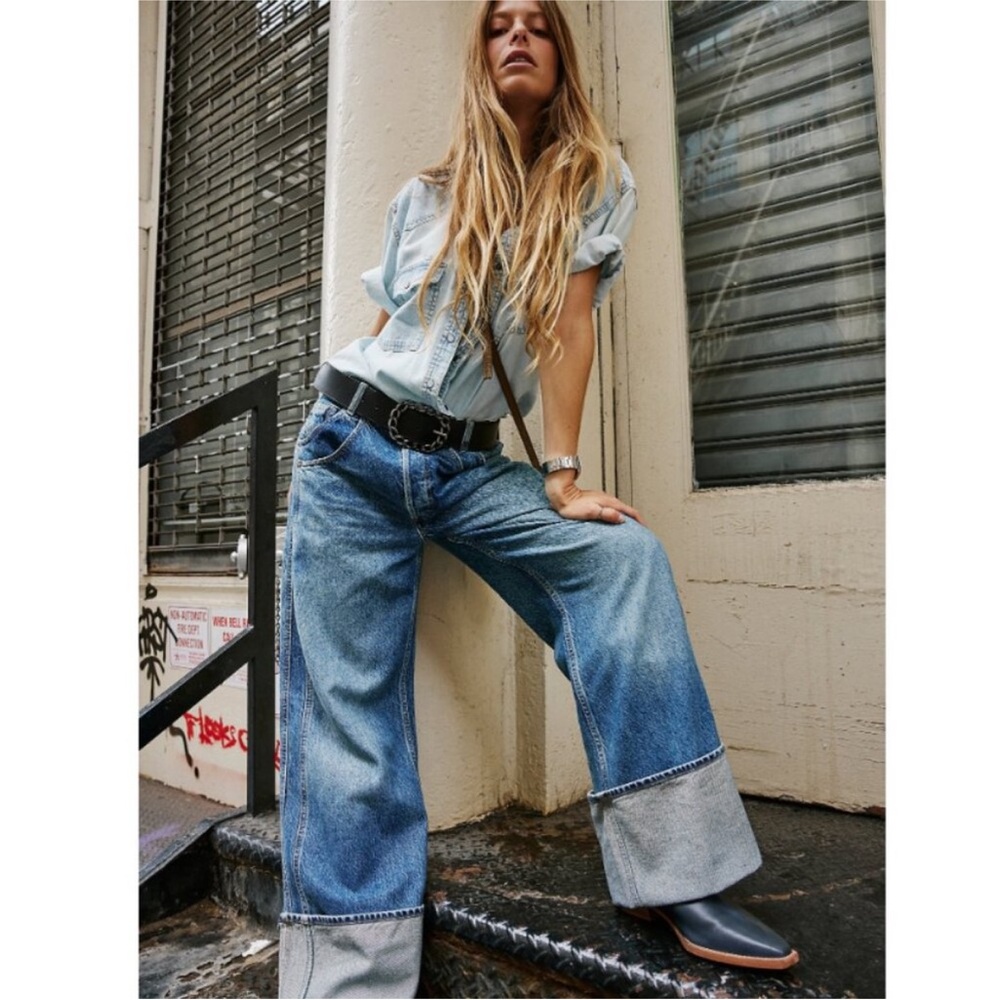 We The Free Final Countdown Cuffed
Low-Rise Jeans in Zero
